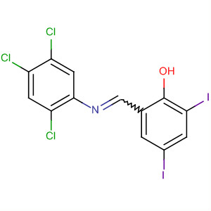 488084-39-5  Phenol, 2,4-diiodo-6-[[(2,4,5-trichlorophenyl)imino]methyl]-