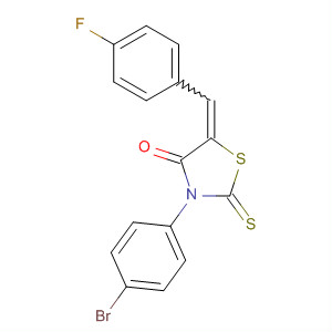 488093-03-4  4-Thiazolidinone,3-(4-bromophenyl)-5-[(4-fluorophenyl)methylene]-2-thioxo-