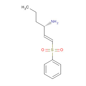 488104-00-3  1-Hexen-3-amine, 1-(phenylsulfonyl)-, (1E,3S)-