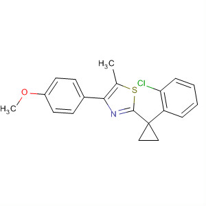 488104-53-6  Thiazole,2-[1-(2-chlorophenyl)cyclopropyl]-4-(4-methoxyphenyl)-5-methyl-
