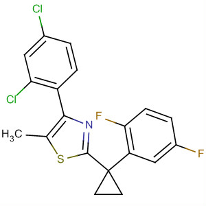 488104-64-9  Thiazole,4-(2,4-dichlorophenyl)-2-[1-(2,5-difluorophenyl)cyclopropyl]-5-methyl-