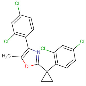 488106-56-5  Oxazole,4-(2,4-dichlorophenyl)-2-[1-(2,4-dichlorophenyl)cyclopropyl]-5-methyl-