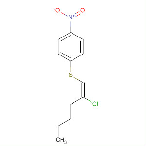 488113-68-4  Benzene, 1-[[(1E)-2-chloro-1-hexenyl]thio]-4-nitro-