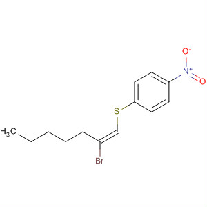 488113-71-9  Benzene, 1-[[(1E)-2-bromo-1-heptenyl]thio]-4-nitro-
