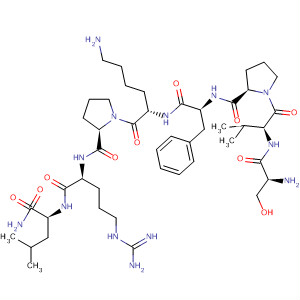 488113-97-9  L-Leucinamide,L-seryl-L-valyl-L-prolyl-L-phenylalanyl-L-lysyl-L-prolyl-L-arginyl-