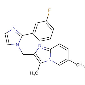 488115-87-3  Imidazo[1,2-a]pyridine,2-[[2-(3-fluorophenyl)-1H-imidazol-1-yl]methyl]-3,6-dimethyl-