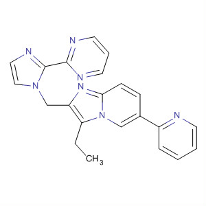 488117-39-1  Imidazo[1,2-a]pyridine,3-ethyl-6-(2-pyridinyl)-2-[[2-(2-pyrimidinyl)-1H-imidazol-1-yl]methyl]-