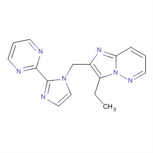 488117-51-7  Imidazo[1,2-b]pyridazine,3-ethyl-2-[[2-(2-pyrimidinyl)-1H-imidazol-1-yl]methyl]-