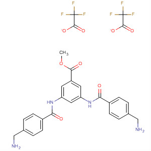 488140-70-1  Benzoic acid, 3,5-bis[[4-(aminomethyl)benzoyl]amino]-, methyl ester,bis(trifluoroacetate)
