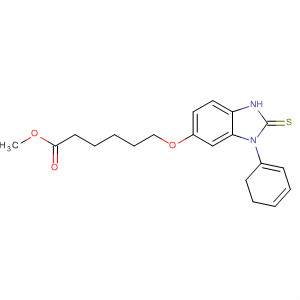 488140-95-0  Hexanoic acid,6-[(2,3-dihydro-3-phenyl-2-thioxo-1H-benzimidazol-5-yl)oxy]-, methylester