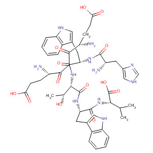 488142-21-8  L-Valine,L-histidyl-L-a-glutamyl-L-a-glutamyl-L-tryptophyl-L-threonyl-L-tryptophyl- 488142-21-8  L-Valine,L-histidyl-L-a-glutamyl-L-a-glutamyl-L-tryptophyl-L-threonyl-L-tryptophyl-