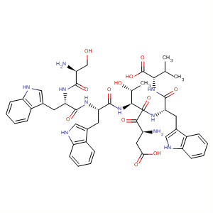 488142-45-6  L-Valine,L-seryl-L-tryptophyl-L-tryptophyl-L-a-aspartyl-L-threonyl-L-tryptophyl-