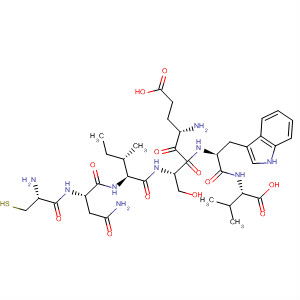 488142-98-9  L-Valine,L-cysteinyl-L-asparaginyl-L-isoleucyl-L-a-glutamyl-L-seryl-L-tryptophyl- 488142-98-9  L-Valine,L-cysteinyl-L-asparaginyl-L-isoleucyl-L-a-glutamyl-L-seryl-L-tryptophyl-