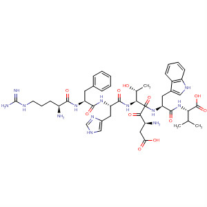 488143-04-0  L-Valine,L-arginyl-L-phenylalanyl-L-histidyl-L-a-aspartyl-L-threonyl-L-tryptophyl- 488143-04-0  L-Valine,L-arginyl-L-phenylalanyl-L-histidyl-L-a-aspartyl-L-threonyl-L-tryptophyl-