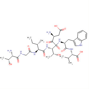 488143-15-3  L-Valine, L-threonylglycyl-L-isoleucyl-L-a-aspartyl-L-threonyl-L-tryptophyl- 488143-15-3  L-Valine, L-threonylglycyl-L-isoleucyl-L-a-aspartyl-L-threonyl-L-tryptophyl-