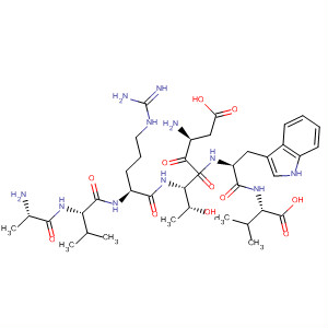 488143-54-0  L-Valine, L-alanyl-L-valyl-L-arginyl-L-a-aspartyl-L-threonyl-L-tryptophyl- 488143-54-0  L-Valine, L-alanyl-L-valyl-L-arginyl-L-a-aspartyl-L-threonyl-L-tryptophyl-