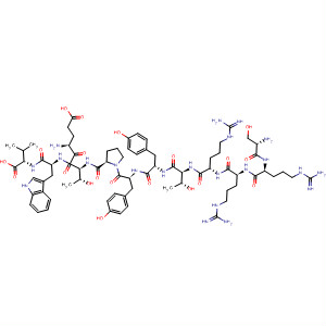 488144-14-5  L-Valine,L-seryl-L-arginyl-L-arginyl-L-arginyl-L-threonyl-L-tyrosyl-L-tyrosyl-L-prolyl-L-a-glutamyl-L-threonyl-L-tryptophyl-