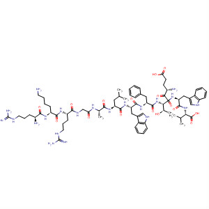 488144-22-5  L-Valine,L-arginyl-L-lysyl-L-arginylglycyl-L-alanyl-L-leucyl-L-tryptophyl-L-phenylalanyl-L-a-glutamyl-L-threonyl-L-tryptophyl- 488144-22-5  L-Valine,L-arginyl-L-lysyl-L-arginylglycyl-L-alanyl-L-leucyl-L-tryptophyl-L-phenylalanyl-L-a-glutamyl-L-threonyl-L-tryptophyl-