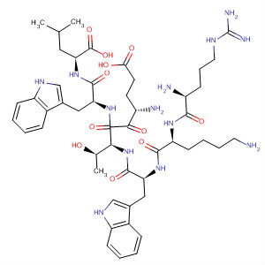 488144-43-0  L-Leucine,L-arginyl-L-lysyl-L-tryptophyl-L-a-glutamyl-L-threonyl-L-tryptophyl-