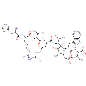 488144-47-4  L-Valine,L-histidyl-L-arginyl-L-valyl-L-arginyl-L-a-glutamyl-L-threonyl-L-tryptophyl- 488144-47-4  L-Valine,L-histidyl-L-arginyl-L-valyl-L-arginyl-L-a-glutamyl-L-threonyl-L-tryptophyl-