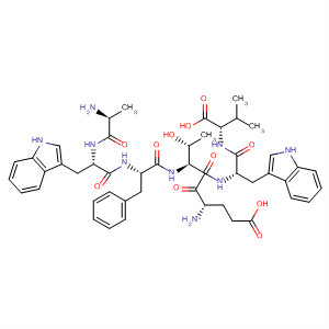 488144-49-6  L-Valine,L-alanyl-L-tryptophyl-L-phenylalanyl-L-a-glutamyl-L-threonyl-L-tryptophyl- 488144-49-6  L-Valine,L-alanyl-L-tryptophyl-L-phenylalanyl-L-a-glutamyl-L-threonyl-L-tryptophyl-