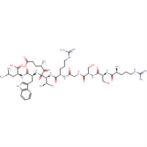 488144-55-4  L-Leucine,L-arginyl-L-seryl-L-serylglycyl-L-arginyl-L-a-glutamyl-L-threonyl-L-tryptophyl-