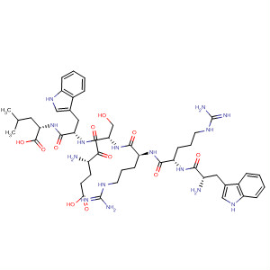 488144-74-7  L-Leucine,L-tryptophyl-L-arginyl-L-arginyl-L-a-glutamyl-L-seryl-L-tryptophyl-
