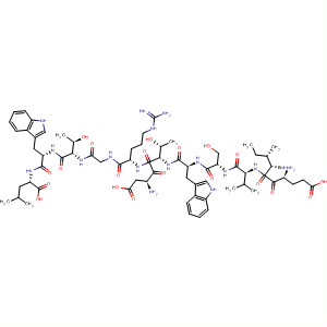 488145-10-4  L-Leucine,L-a-glutamyl-L-isoleucyl-L-valyl-L-seryl-L-tryptophyl-L-a-aspartyl-L-threonyl-L-arginylglycyl-L-threonyl-L-tryptophyl-