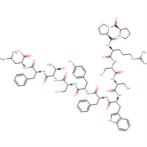 488145-14-8  L-Leucine,L-prolyl-L-prolyl-L-arginyl-L-seryl-L-seryl-L-tryptophyl-L-phenylalanyl-L-tyrosyl-L-seryl-L-threonyl-L-phenylalanyl-