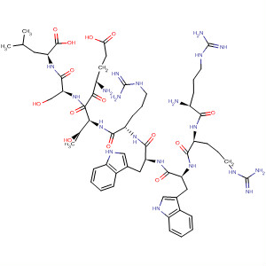 488145-62-6  L-Leucine,L-arginyl-L-arginyl-L-tryptophyl-L-tryptophyl-L-arginyl-L-a-glutamyl-L-threonyl-L-seryl-