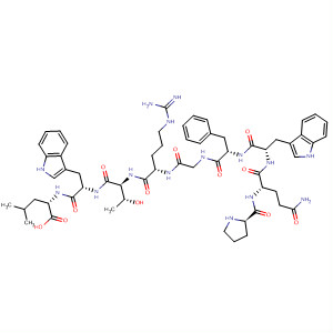 488145-77-3  L-Leucine,L-prolyl-L-glutaminyl-L-tryptophyl-L-phenylalanylglycyl-L-arginyl-L-threonyl-L-tryptophyl-