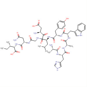 488145-85-3  L-Isoleucine,L-alanyl-L-histidyl-L-alanyl-L-tryptophyl-L-tyrosyl-L-a-aspartyl-L-leucylglycyl-L-asparaginyl-