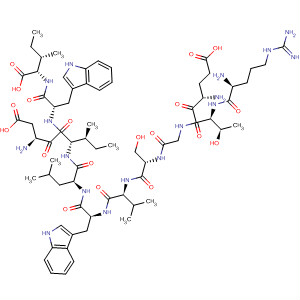 488146-11-8  L-Isoleucine,L-arginyl-L-a-glutamyl-L-threonylglycyl-L-seryl-L-valyl-L-tryptophyl-L-leucyl-L-a-aspartyl-L-isoleucyl-L-tryptophyl-