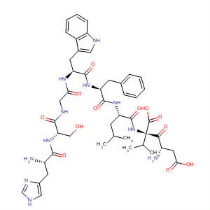 488146-25-4  L-Valine,L-histidyl-L-serylglycyl-L-tryptophyl-L-phenylalanyl-L-leucyl-L-a-aspartyl-