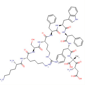 488146-64-1  L-Alanine,L-lysyl-L-lysyl-L-seryl-L-arginyl-L-phenylalanyl-L-tryptophyl-L-phenylalanyl-L-phenylalanyl-L-a-aspartyl-