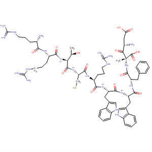 488146-96-9  L-Alanine,L-arginyl-L-arginyl-L-threonyl-L-cysteinyl-L-arginyl-L-tryptophyl-L-tryptophyl-L-phenylalanyl-L-a-aspartyl-