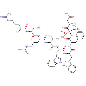 488147-07-5  L-Valine,L-arginyl-L-seryl-L-arginyl-L-valyl-L-tryptophyl-L-tryptophyl-L-phenylalanyl-L-a-aspartyl- 488147-07-5  L-Valine,L-arginyl-L-seryl-L-arginyl-L-valyl-L-tryptophyl-L-tryptophyl-L-phenylalanyl-L-a-aspartyl-