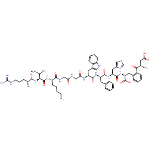 488147-30-4  L-Phenylalanine,L-arginyl-L-valyl-L-lysylglycylglycyl-L-tryptophyl-L-phenylalanyl-L-histidyl-L-a-aspartyl-