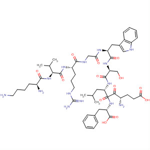 488147-32-6  L-Phenylalanine,L-lysyl-L-valyl-L-arginylglycyl-L-tryptophyl-L-seryl-L-a-glutamyl-L-leucyl-