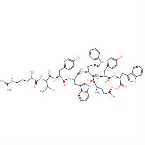 488147-44-0  L-Tryptophan,L-arginyl-L-valyl-L-tyrosyl-L-tryptophyl-L-a-glutamyl-L-tryptophyl-L-tyrosyl- 488147-44-0  L-Tryptophan,L-arginyl-L-valyl-L-tyrosyl-L-tryptophyl-L-a-glutamyl-L-tryptophyl-L-tyrosyl-