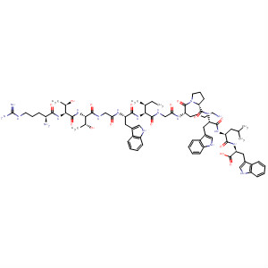 488147-48-4  L-Tryptophan,L-arginyl-L-threonyl-L-threonylglycyl-L-tryptophyl-L-isoleucylglycyl-L-lysyl-L-prolyl-L-tryptophyl-L-leucyl- 488147-48-4  L-Tryptophan,L-arginyl-L-threonyl-L-threonylglycyl-L-tryptophyl-L-isoleucylglycyl-L-lysyl-L-prolyl-L-tryptophyl-L-leucyl-