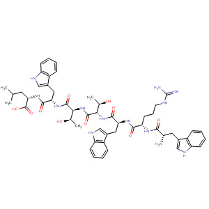 488147-68-8  L-Leucine,L-tryptophyl-L-arginyl-L-tryptophyl-L-threonyl-L-threonyl-L-tryptophyl-