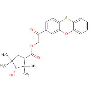 488148-88-5  3-Pyrrolidinecarboxylic acid, 1-hydroxy-2,2,5,5-tetramethyl-,2-oxo-2-(3-phenoxathiinyl)ethyl ester