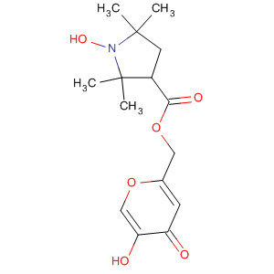 488148-89-6  3-Pyrrolidinecarboxylic acid, 1-hydroxy-2,2,5,5-tetramethyl-,(5-hydroxy-4-oxo-4H-pyran-2-yl)methyl ester