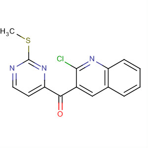 488149-24-2  Methanone, (2-chloro-3-quinolinyl)[2-(methylthio)-4-pyrimidinyl]-