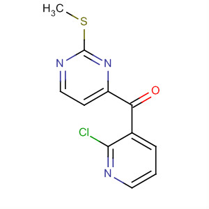 488149-35-5  Methanone, (2-chloro-3-pyridinyl)[2-(methylthio)-4-pyrimidinyl]-