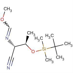 488152-20-1  Methanimidic acid,N-[(1S,2R)-1-cyano-2-[[(1,1-dimethylethyl)dimethylsilyl]oxy]propyl]-,methyl ester