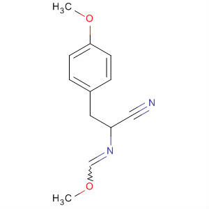 488152-22-3  Methanimidic acid, N-[1-cyano-2-(4-methoxyphenyl)ethyl]-, methyl ester