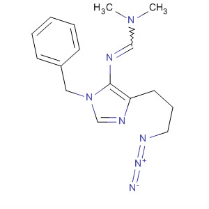 488152-37-0  Methanimidamide,N'-[4-(3-azidopropyl)-1-(phenylmethyl)-1H-imidazol-5-yl]-N,N-dimethyl-