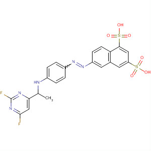 488153-31-7  1,3-Naphthalenedisulfonic acid,6-[[4-[(2,6-difluoro-4-pyrimidinyl)ethylamino]phenyl]azo]-